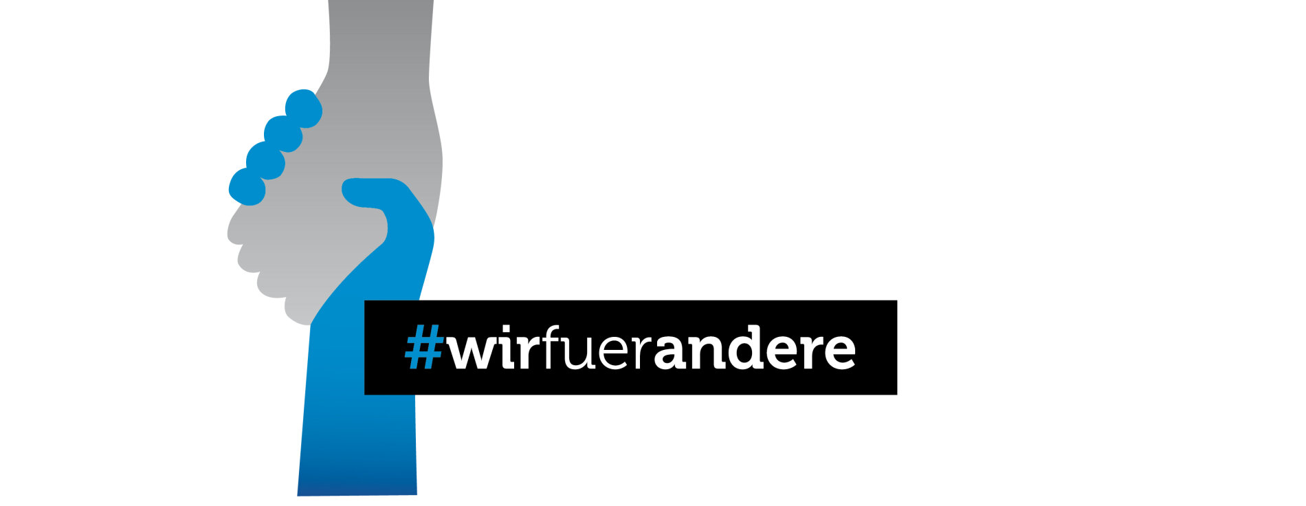 Logo #wirfuerandere Logo #wirfuerandere