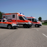 Notarzteinsatzfahrzeug, Rettungswagen und Krankentransportwagen Notarzteinsatzfahrzeug, Rettungswagen und Krankentransportwagen